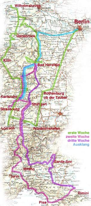 Dws das Wasser mit dem Benzin